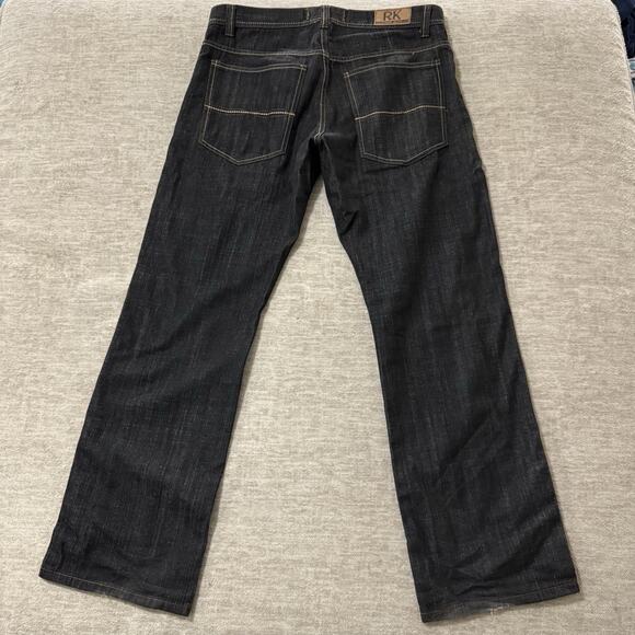 Vintage Y2K Rich Kids Jeans Co Mens Blue Baggy Skate Jeans 36x32 - Picture 8 of 12